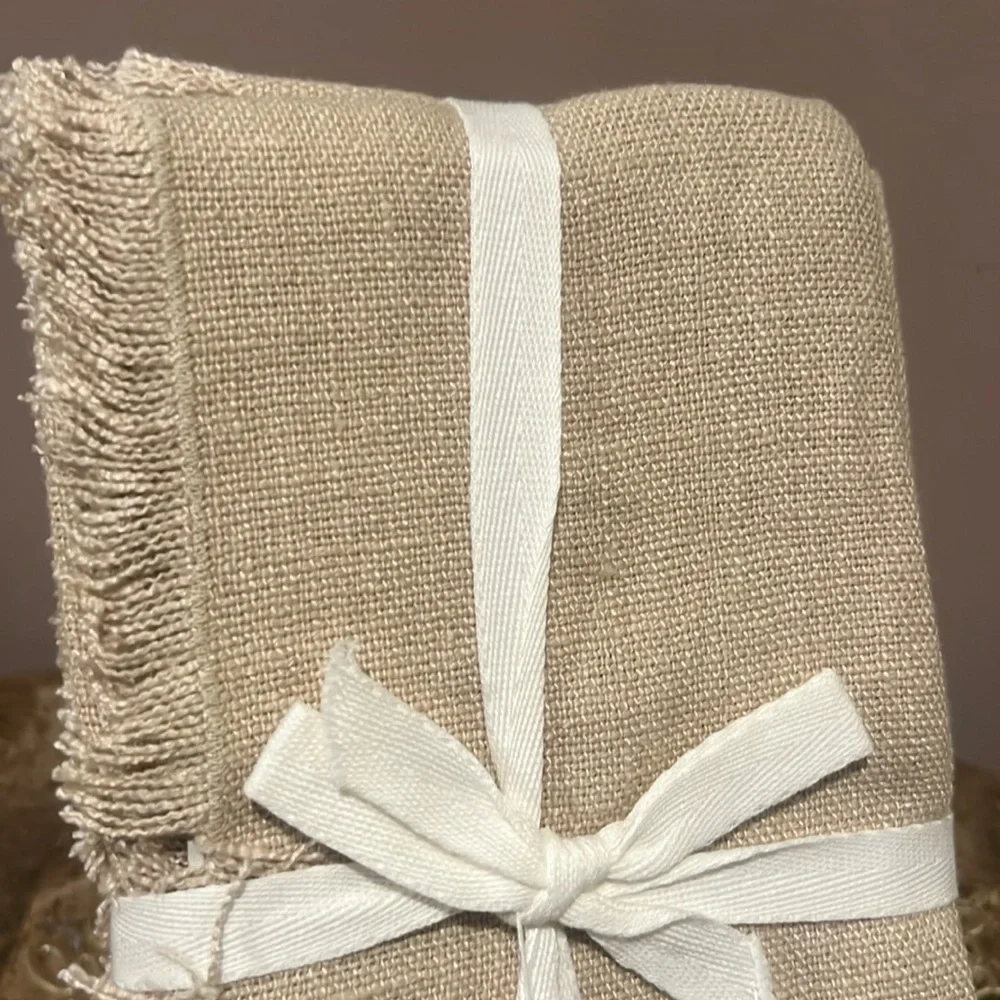 Williams Sonoma “Fringe” Napkins, Set/4